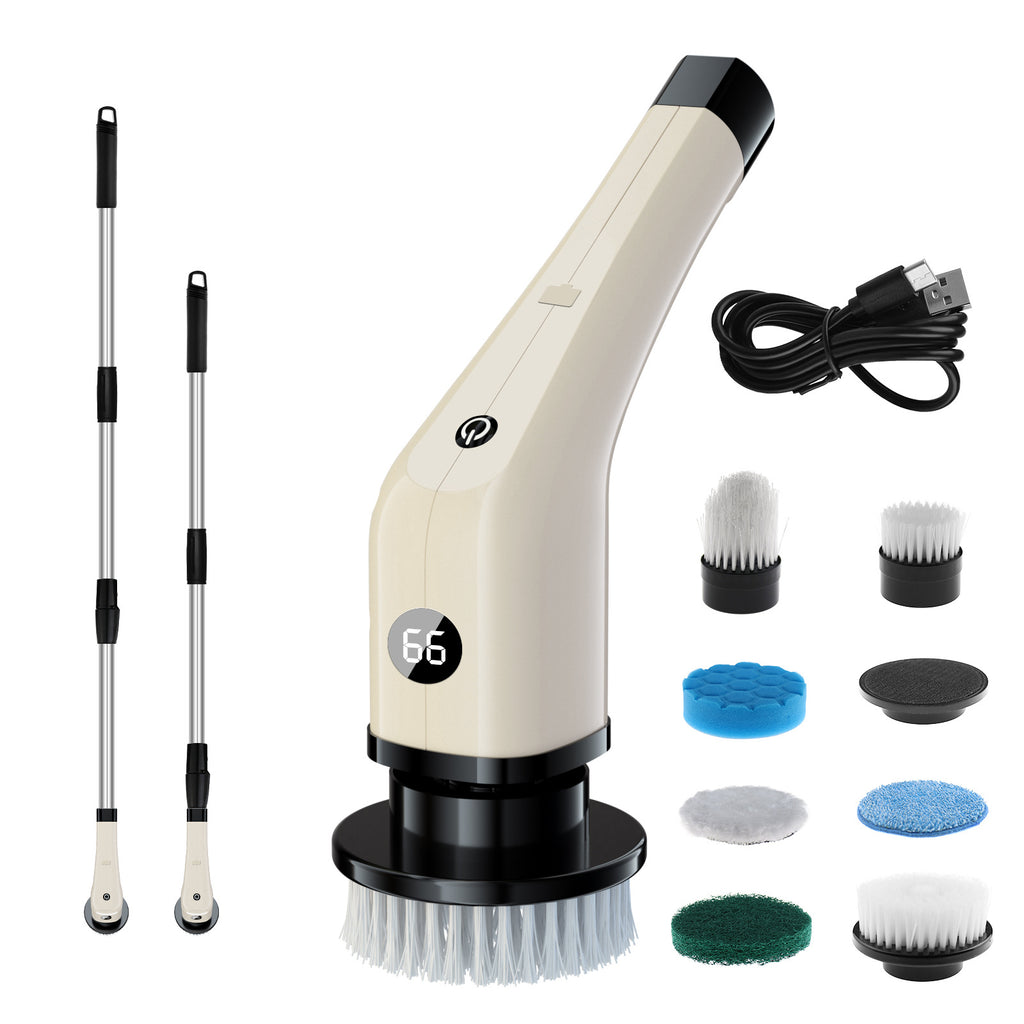 Electric Spin Scrubber – 8-in-1 Power Cleaning Brush
