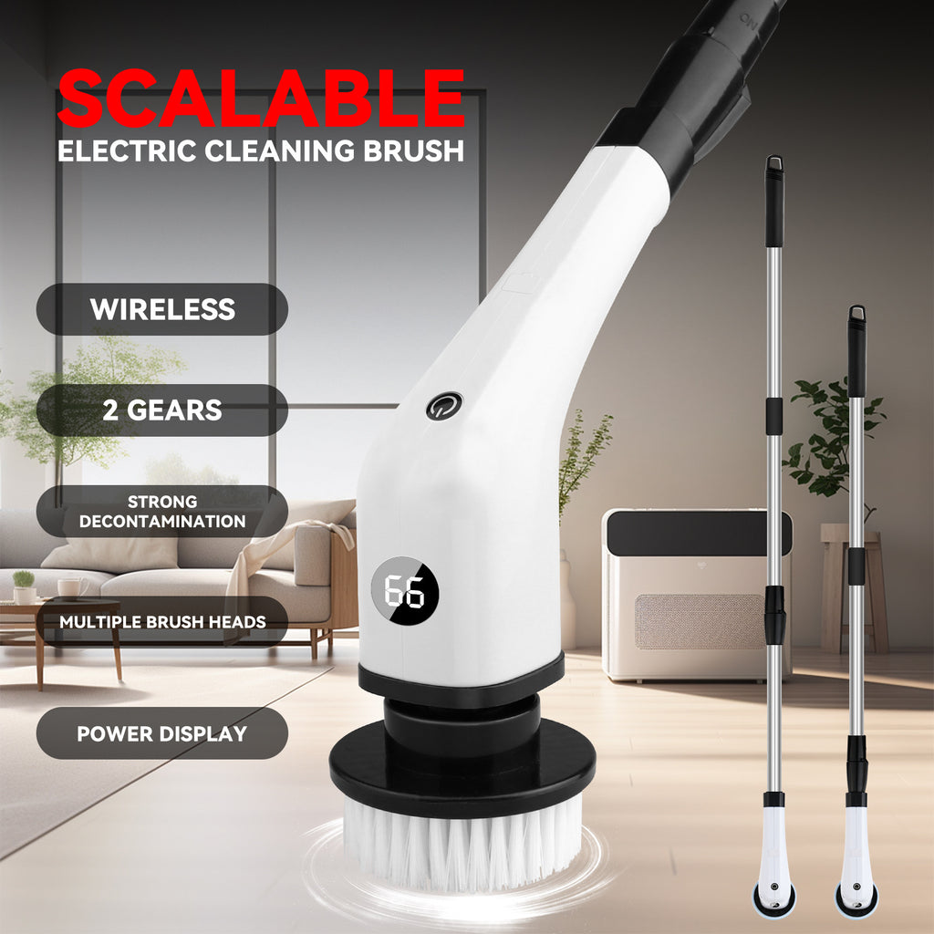 Electric Spin Scrubber – 8-in-1 Power Cleaning Brush